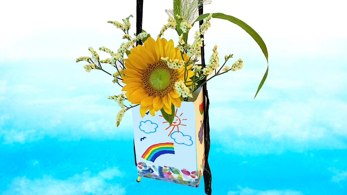 【東京ワークショップ】牛乳パックをアップサイクルしてお花を飾ろう！#ビタミンF ワークショップ